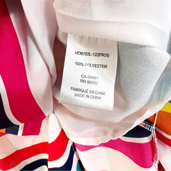 LILA ROSE Women's Maxi Dress Striped Size 8 Sleeveless Multicolor - Picture 6 of 7